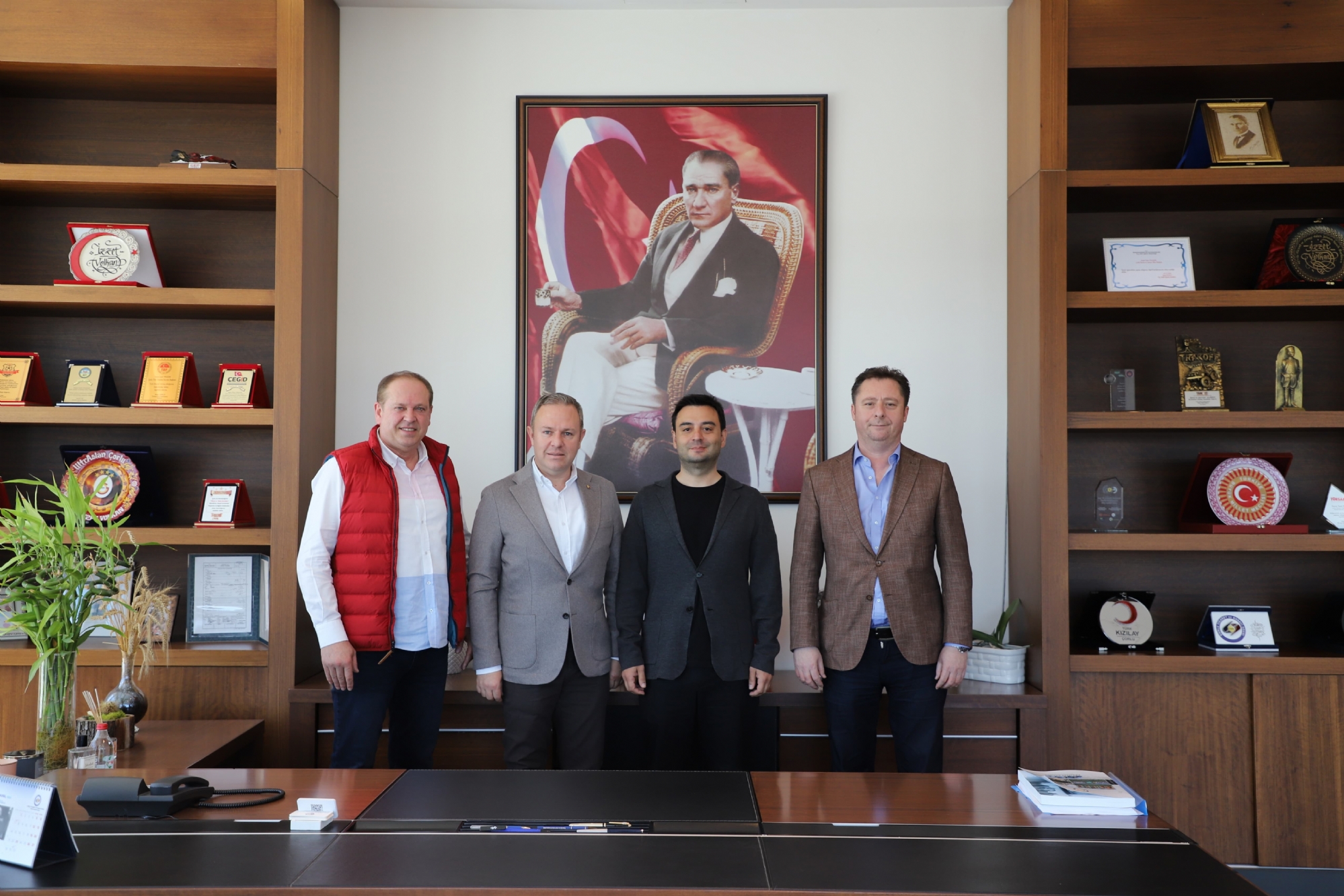 Kırklareli Ticaret ve Sanayi Odası Yönetim Kurulu Başkanı Soner Ilık Odamızı Ziyaret Etti