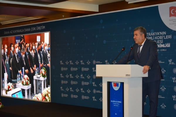 Odamız Yönetim Kurulu Başkanı İzzet Volkan, Sanayi ve Teknoloji Bakan Yardımcısı  Sn. Çetin Ali Dönmez´in Teşrifleriyle  Düzenlenen Trakyanın Verimli KOBİleri  Projesinin Açılış Etkinliğine Katılım Sağladı