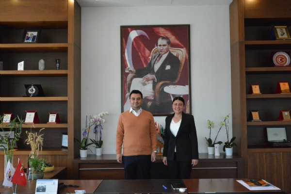 CHP Tekirda Milletvekili Aday Aday Hlya Perin Meri Odamz Ynetim Kurulu Bakan zzet Volkan´a  Ziyarette Bulundu