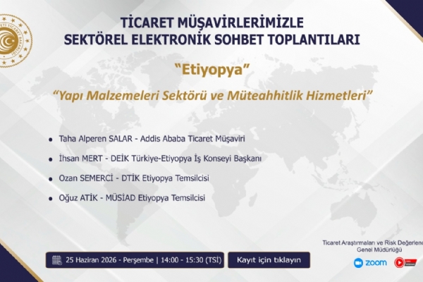 Etiyopya: Yapı Malzemeleri Sektörü ve Müteahhitlik Hizmetleri Toplantısı Gerçekleşti