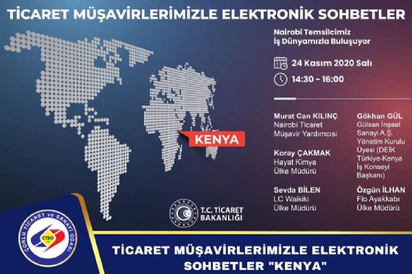 Ticaret Mavirlerimizle Elektronik Sohbetler- Kenya Toplants Gerekleti