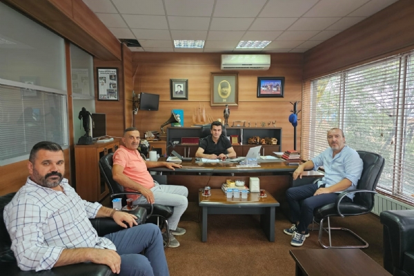 Odamz 12. Meslek Komite heyetinden Marmaraerelisi Karayolu Yk Tama Kooperatifi, Kaptan Demir elik A. ve orlu ofrler Odas´na Ziyaret