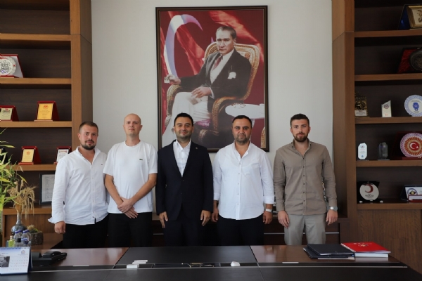 DS Han Yapı, Gündüzler İnşaat ve Ar-Si Sigorta Aracılık Yetkililerinden Çorlu TSO Başkanı İzzet VOLKANa Ziyaret