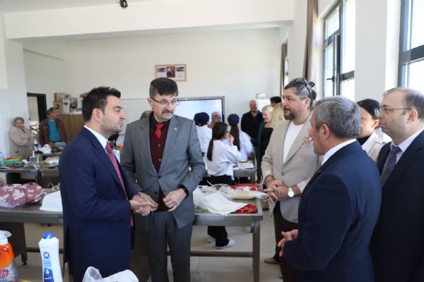 Çorlu TSO Yönetim Kurulu Başkanı İzzet VOLKAN´dan Çorlu MTAL´e Ziyaret