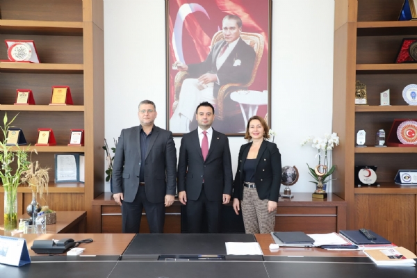 Tureks Uluslararası Fuarcılık´tan Çorlu TSO Başkanı İzzet VOLKAN´a Tebrik Ziyareti