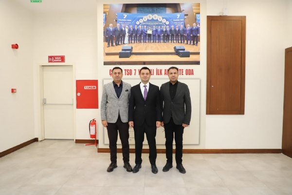 Azizoğlu Group ve Alkar Yapı Yetkililerinden Çorlu TSO Yönetim Kurulu Başkanı İzzet VOLKAN´a Tebrik Ziyareti