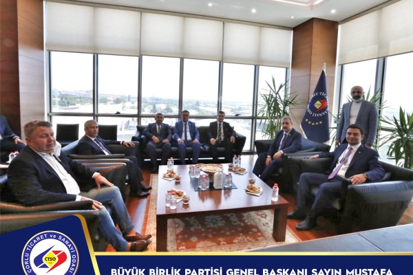 Byk Birlik Partisi Genel Bakan Sayn Mustafa Destici Odamza Ziyarette Bulundu