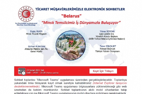 Ticaret Mavirleri ile Elektronik Sohbetler - Belarus Toplants Gerekleti