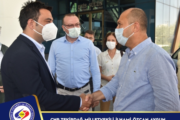 CHP Tekirda Milletvekili lhami zcan Aygun Odamza Ziyarette Bulundu
