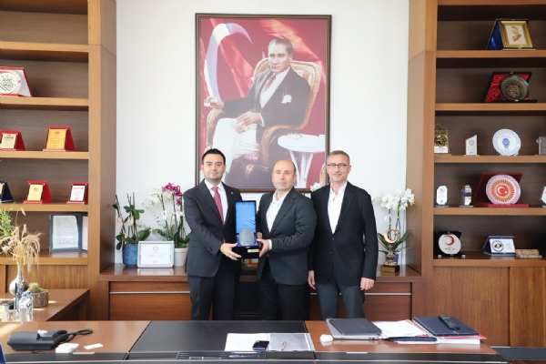 Çorlu Halk Eğitimi Merkezi Müdürü Fatih ERSÖZ´den Çorlu TSO´ya Hayırlı Olsun Ziyareti