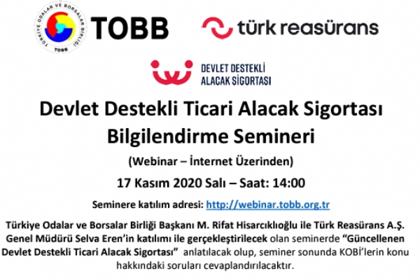 Devlet Destekli Ticari Alacak Sigortas Semineri Gerekleti