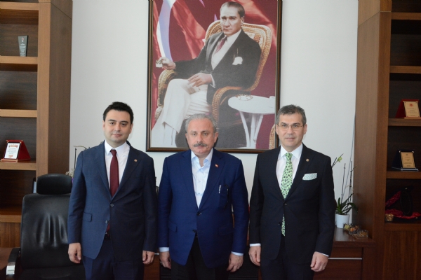 Trkiye Byk Millet Meclisi Bakan  Prof. Dr. Sayn Mustafa entop  ve Ak Parti Tekirda Heyeti  orlu Ticaret ve Sanayi Odas´na  Ziyarette Bulundu