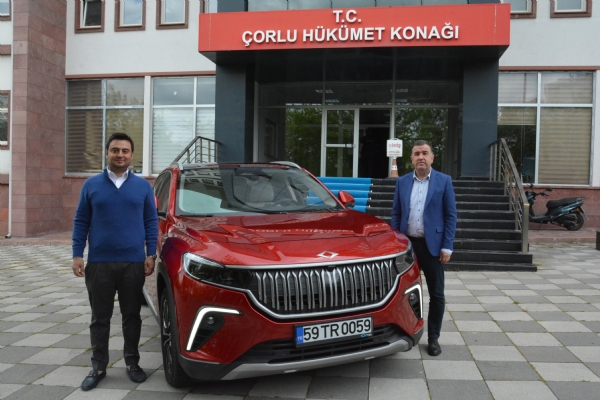 Trkiye´nin Otomobili TOGG´u orlu´muzda  Kaymakammz Sayn Mustafa Eldivan ve Odamz Ynetim Kurulu Bakan zzet Volkan Birlikte nceledi