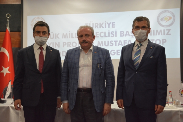 TBMM Bakanmz Prof. Dr. Sayn Mustafa entoptan Odamza Ziyaret