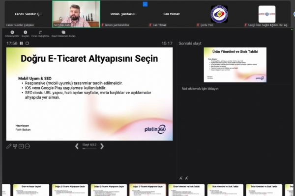Odamız Tarafından Üyelerimizin Dijital Dönüşüm Webinarı Düzenlendi