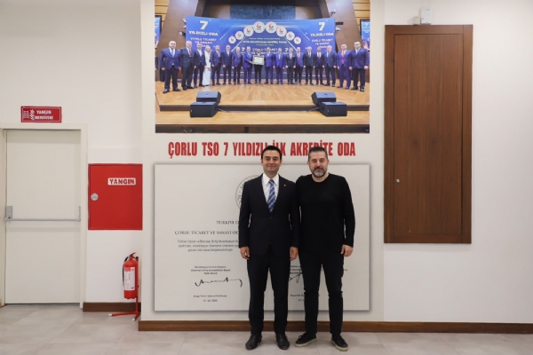 Çetinler Arçelik Firma Yetkilisi Olcay ÇETİN´den Yönetim Kurulu Başkanı İzzet VOLKAN´a Ziyaret