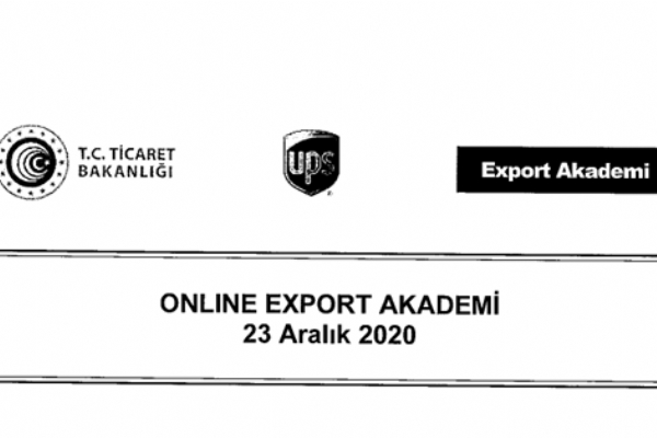 Online Olarak Dzenlenen Export Akademi Program Gerekleti