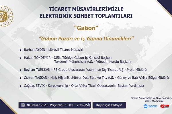 Gabon Pazarı ve İş Yapma Dinamikleri Toplantısı Gerçekleşti