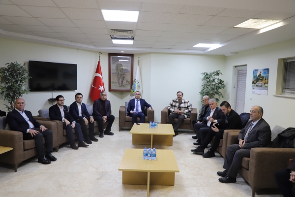 Tekirdağ Ticaret Borsası Yönetim Kurulu Başkanı Osman SARI´ya Taziye Ziyareti