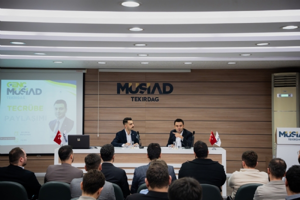 Çorlu Ticaret ve Sanayi Odası  Yönetim Kurulu Başkanı İzzet VOLKAN  Genç MÜSİAD Tekirdağ Tarafından Düzenlenen  “Tecrübe Paylaşımı” Etkinliğine Katıldı