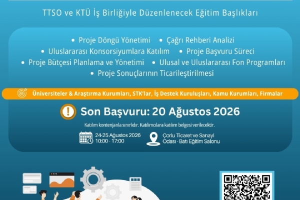 Proje Geliştirme ve Ulusal/Uluslararası Fonlara Erişim Eğitim Daveti Hak