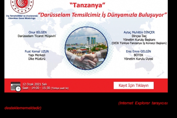 Ticaret Mavirleri ile Elektronik Sohbetler - Tanzanya Toplants Gerekleti
