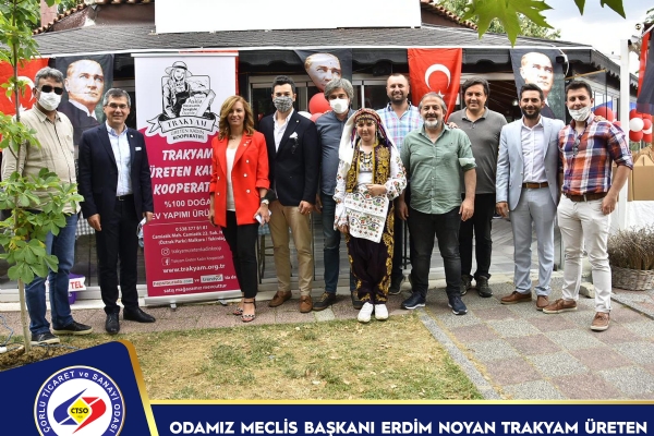 Odamz Meclis Bakan Erdim Noyan Trakyam reten Kadn Kooperatifinin Alna Katld