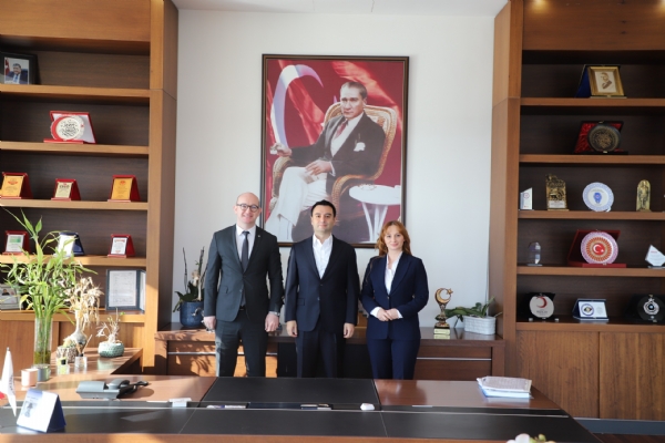 Edya Otel Yetkililerinden Çorlu TSO Yönetim Kurulu Başkanı İzzet VOLKAN´a Ziyaret