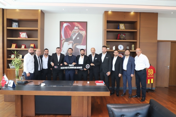 Trakya Beşiktaşlı İş Adamları Derneği´nden Odamız Yönetim Kurulu Başkanı İzzet VOLKAN´a Ziyaret